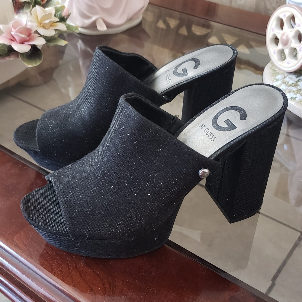 G By Guess Open Toe Platform Mule - image 5